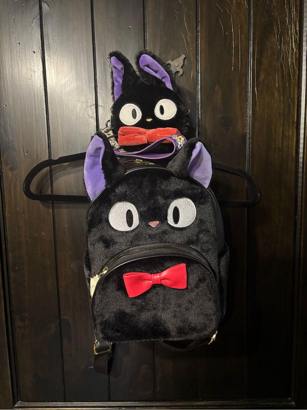 Kiki’s delivery service JiJi mini backpack soft plush and coin purse pouch cat